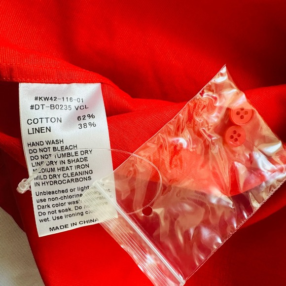 NWOT Danton France Vetements de Travail Shirt 38 M Shirt Workwear Minimalist - Picture 8 of 12